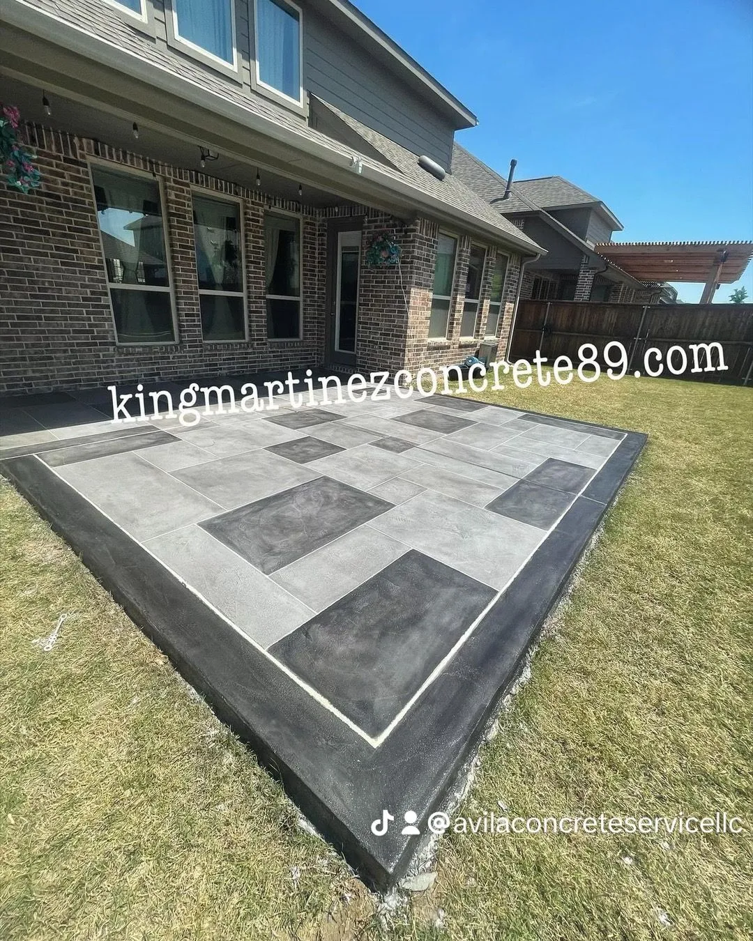 Avila Concrete Project 16 — Patios project in Dallas, TX