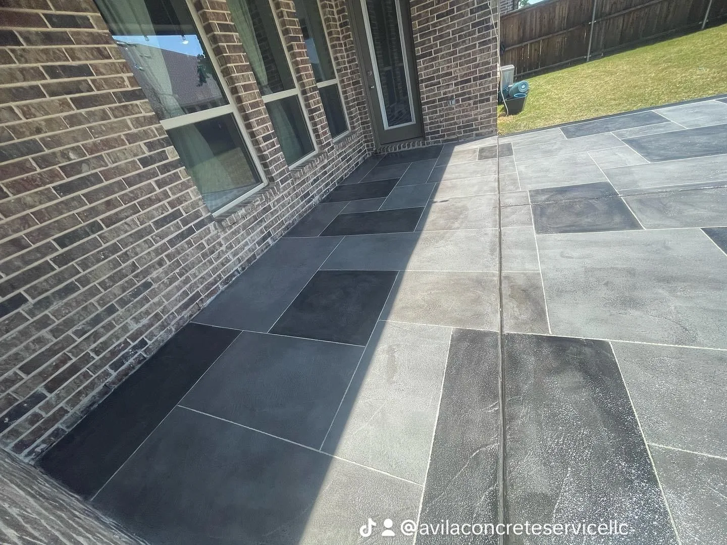 Avila Concrete Project 3 — Stamped project in Dallas, TX