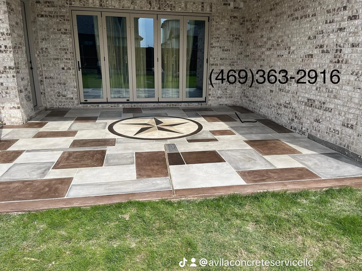 Star Medallion Patio — Patios project in Dallas, TX