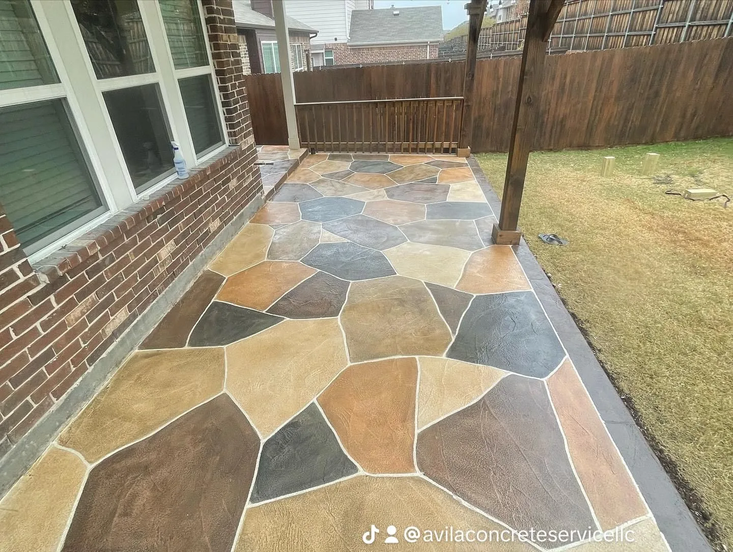 Avila Concrete Project 4 — Walkways project in Dallas, TX