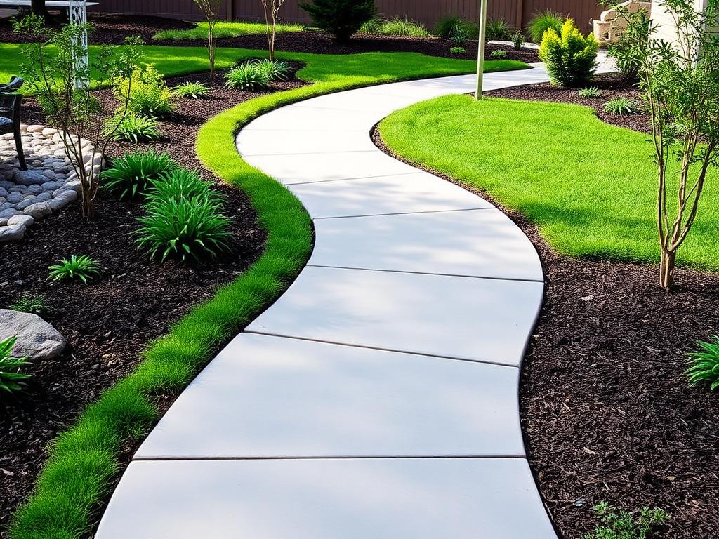 Concrete Walkways project by Avila Concrete Service in Dallas, TX